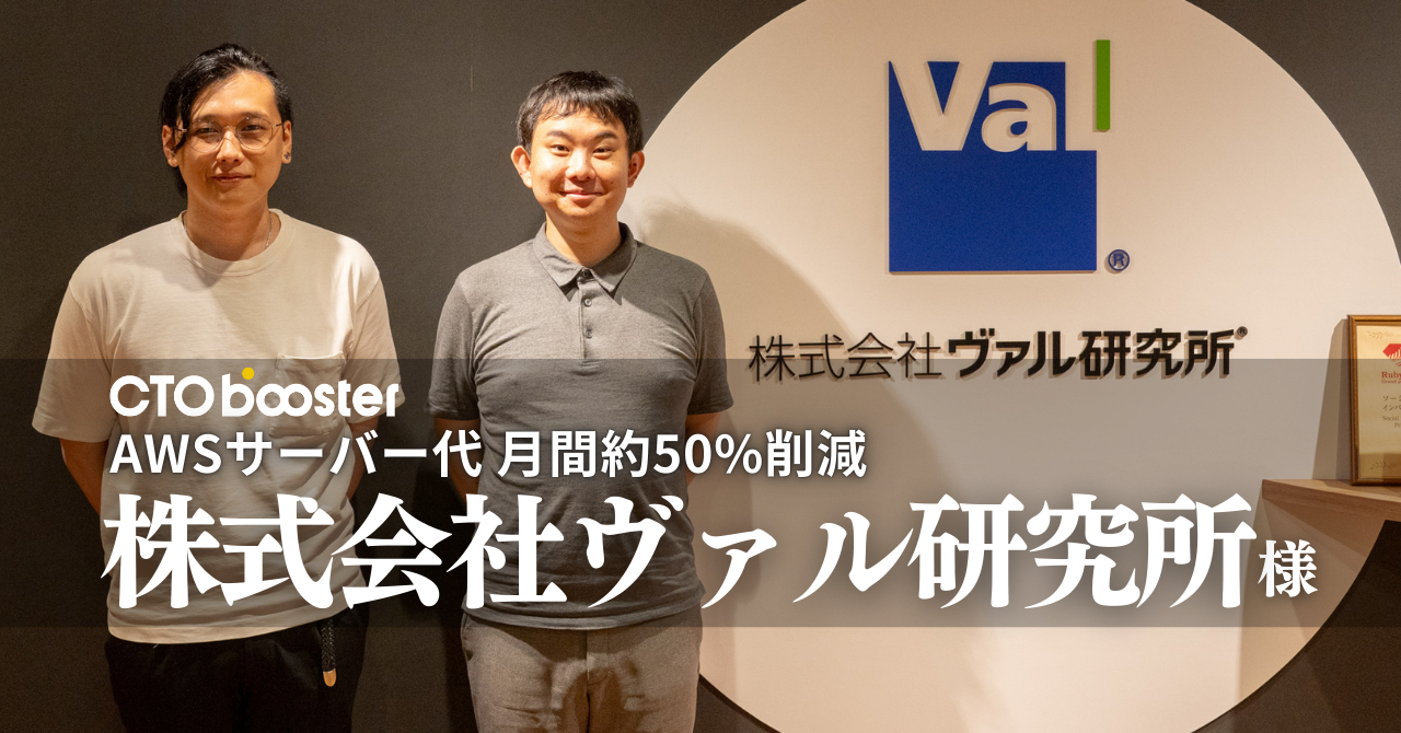 AWSサーバ代月間約50%削減／株式会社ヴァル研究所